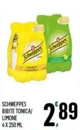Vibian Schweppes bibite tonica/limone offerta