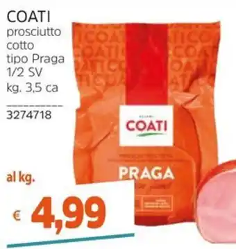 Prosciutto cotto tipo Praga Coati