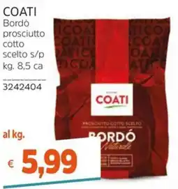 Stop&Shop Coati prosciutto cotto scelto offerta