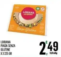 Vibian Loriana piada senza glutine offerta