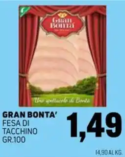 Emporio Amato Gran Bonta' fesa di tacchino offerta