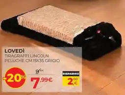 Arcaplanet Tiragraffi Lincoln peluche grigio offerta