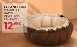 Arcaplanet Ciambella gatto in velluto offerta