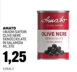 Emporio Amato Amato olive nere denocciolate in salamoia offerta