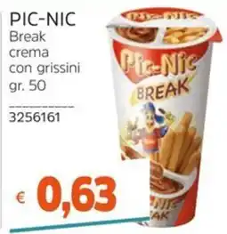 Stop&Shop Pic-Nic Break crema con grissini offerta