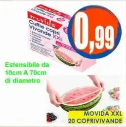 Giunigor Cuffie copri vivande XXL offerta