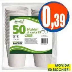 Giunigor Bicchieri di carta 75 offerta
