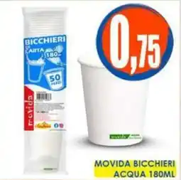 Giunigor Bicchieri acqua movida offerta