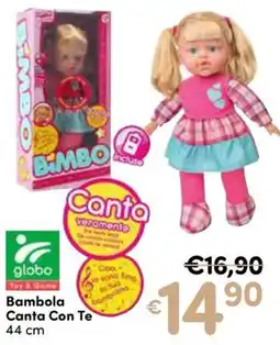 B di Bimbi Bambola Cantà Con Te offerta