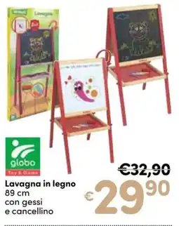 B di Bimbi Lavagna in legno globob offerta