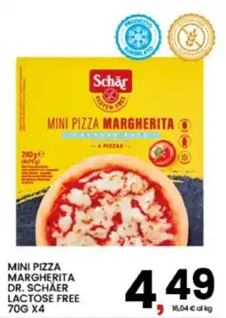 Interspar Mini pizza margherita Dr. Schär lactose free offerta