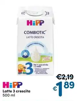 B di Bimbi HiPP Latte 3 crescita offerta