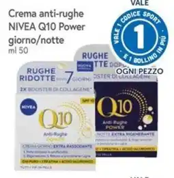 Famila Crema anti-rughe NIVEA Q10 Power giorno/notte offerta