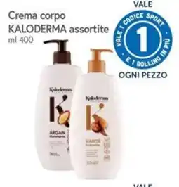 Famila Crema corpo Kaloderma assortite offerta