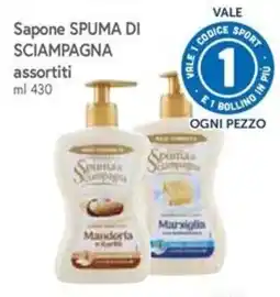 Famila Sapone spuma di sciampagna assortiti offerta