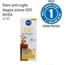 Famila Siero anti-rughe doppia azione Q10 NIVEA offerta