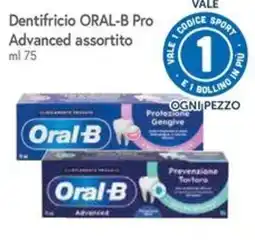 Famila Dentifricio ORAL-B Pro Advanced offerta