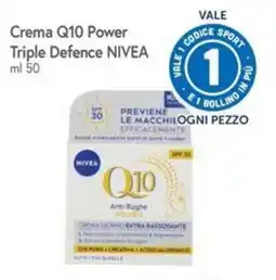 Famila Crema Q10 Power Triple Defence NIVEA offerta