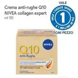 Famila Crema anti-rughe Q10 NIVEA collagen expert offerta