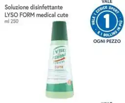 Famila Soluzione disinfettante LYSO FORM medical cute offerta