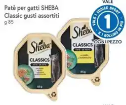 Famila Paté per gatti SHEBA Classic gusti assortiti offerta