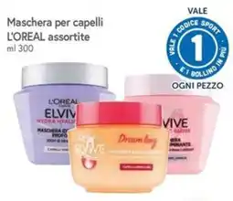 Famila Maschera per capelli L'Oréal assortite offerta