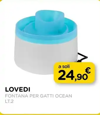 Arcaplanet Lovedi fontana per gatti ocean offerta
