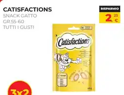 Arcaplanet Catisfactions snack gatto offerta
