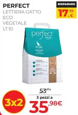 Arcaplanet Perfect lettiera gatto eco vegetale offerta