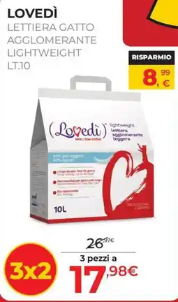 Arcaplanet Lettiera gatto agglomerante lightweight offerta