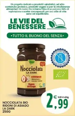 Interspar Nocciolata bio Rigoni di Asiago La Dark offerta