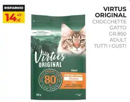 Arcaplanet Virtus Original Crocchette Gatto Adult offerta
