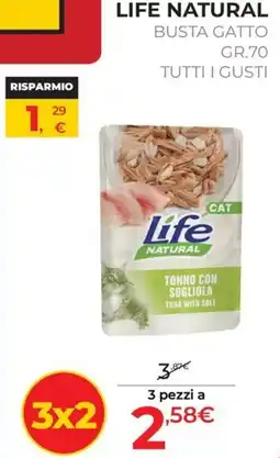 Arcaplanet Life Natural busta gatto offerta