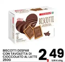 Interspar Biscotti Despar con tavolletta di cioccolato al latte offerta