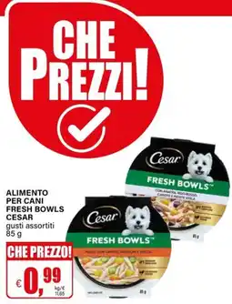 Il Gigante Alimento per cani Fresh Bowls Cesar offerta