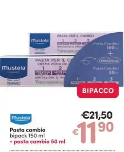 Ideal Bimbo Mustela Pasta cambio offerta