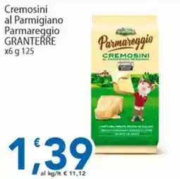 Sidis Cremosini al Parmigiano Parmareggio Granterre offerta