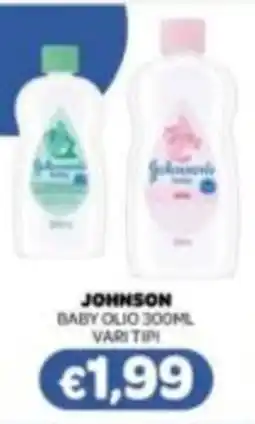 Irys Johnson baby olio offerta