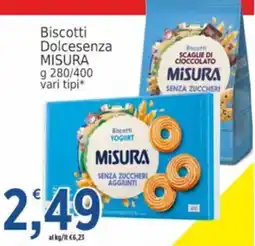 Market Ingross Biscotti Yogurt Misura senza zuccheri aggiunti offerta