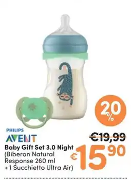 Ideal Bimbo Philips Avent Baby Gift Set 3.0 Night offerta