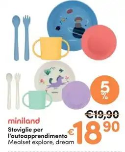 Ideal Bimbo Stoviglie per l'autoapprendimento Mealset explore, dream offerta