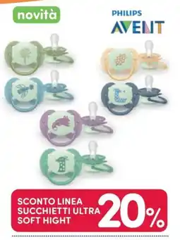 Ideal Bimbo Philips Avent succhietti ultra soft hight offerta