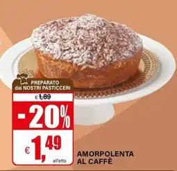 Il Gigante Amorpolenta al caffè offerta