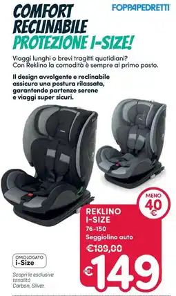Ideal Bimbo Reklino I-Size offerta