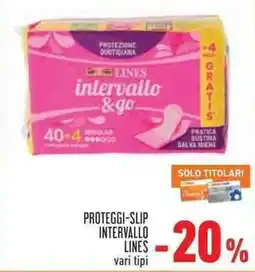 Conad City Proteggi-slip intervallo lines offerta