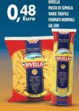 Orizzonte Supermercati Pasta di semola Divella offerta