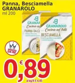 Market Ingross Panna, Besciamella Granarolo offerta