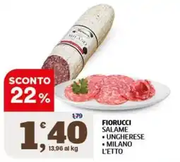 Il Punto Sigma Fiorucci salame ungherese milano offerta