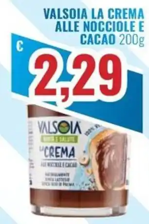 Valsòia la crema alle nocciole e cacao