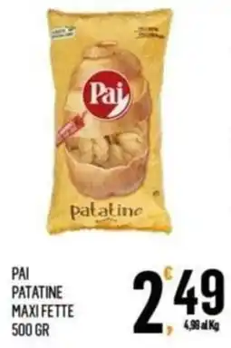 Vibian Pai patatine maxi fette offerta